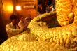 People and Mahamuni Buddha in Mandalay