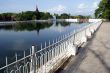 Moat and wall of palace