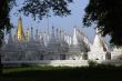 White and golden stupas