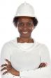 Woman engineer smiling