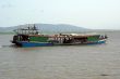 Ship on the river