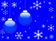 Blue christmas background