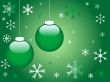 Green christmas background