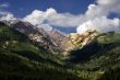 Mountains and clouds