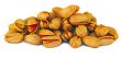 Pistachios nuts over white