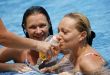 Beer in pool