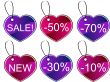 Heart gift tags