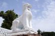 White lion and staircase