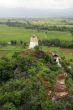 Stupa and fields