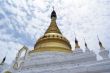 Stupa and clouds