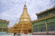 Monastery with golden stupa