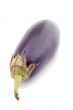 Raw aubergine macro