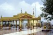 Temple and golden rock
