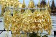 Flower and pagoda