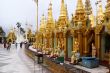 People and stupas