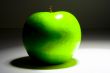 Shiny green Granny Smith apple