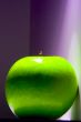 Shiny green Granny Smith apple