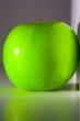 Shiny green Granny Smith apple