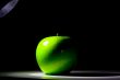 Shiny green Granny Smith apple