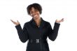 Beautiful African woman Businesswoman smiling