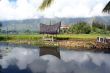 Lake and house