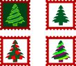 Christmas Postal stamp