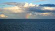 Rainbow above lake