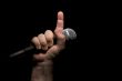 Microphone in Fist