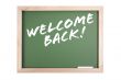 Welcome Back Chalkboard