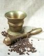 Pepper, copper pounder and pestle
