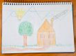 drawing of a beautiful landscape painted by a child