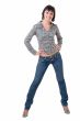 beautiful girl in jeans