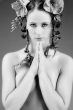 Praying flowergirl