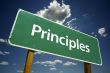 Principles Road Sign