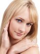 Portrait of beautiful blonde woman