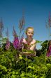 Plucking flowers