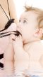 clean baby boy in mother hands
