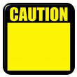 3D Caution Sign