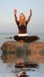 meditation at the seashore