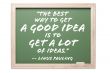 Quote Series Chalkboard