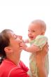 Baby with mom