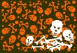 skulls and bones background