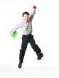 Happy schoolboy