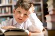 Boy in the library