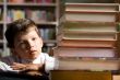 Pupil in library