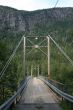 Wooden cable-stayed bridge