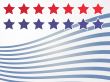 Stars and stripes illustration