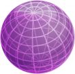 Grid sphere illustration