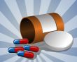 Illustration of open pillbox with pills