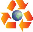 Recycling eco symbol